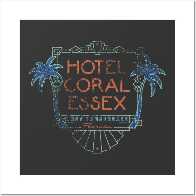 Hotel Coral Essex Fort Lauderdale Wall Art by JCD666